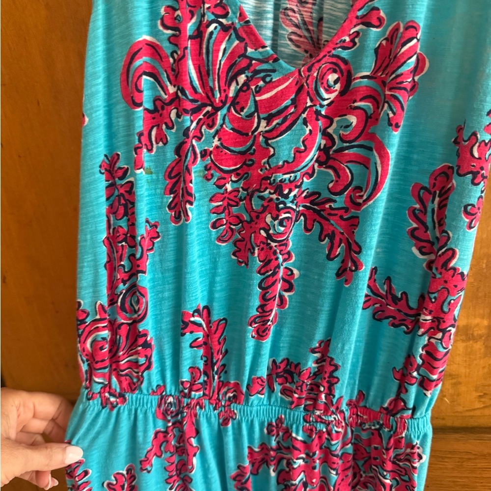 Lilly Pulitzer Mills Reef racer back maxi dress, 🌺 size small - Picture 6 of 7